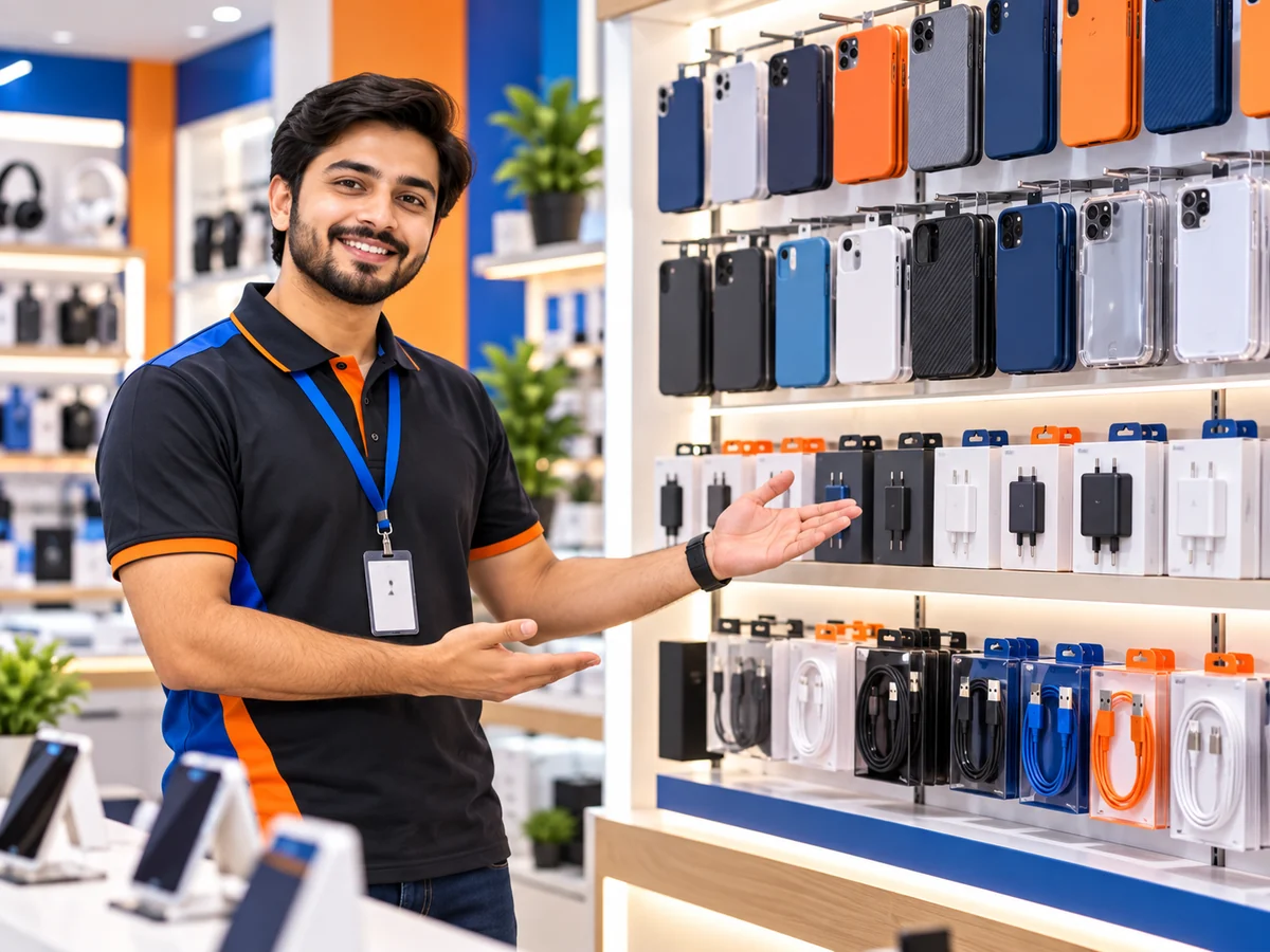 Mobile accessories store display